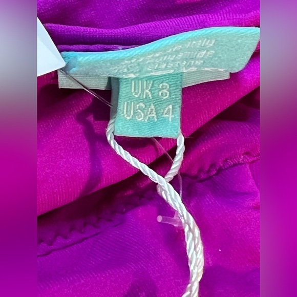 Melissa Odabash Swimsuit, One Piece, color Panarea Viola, Size 4, NWT - Picture 8 of 9